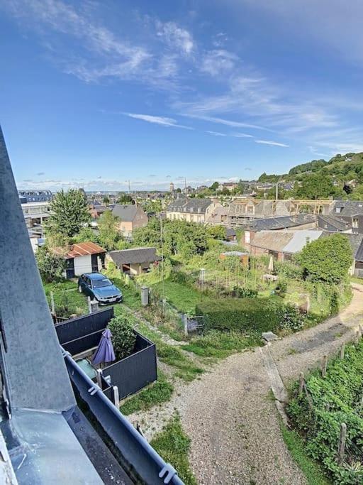 Les Mouettes. Appart Honfleur 4 Personnes Vue Pont De Normandie المظهر الخارجي الصورة